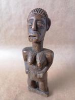 Een oud kleine houten beeld uit West-Afrika, Antiek en Kunst, Kunst | Niet-Westerse kunst, Ophalen of Verzenden