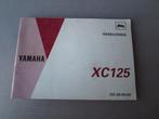 Yamaha XC125 handleiding manual instructieboek, Ophalen of Verzenden, Yamaha