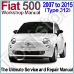 Fiat 500 Workshop Manuals op DVD, Auto diversen, Handleidingen en Instructieboekjes, Verzenden