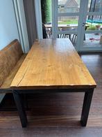 Hele mooie set. Eetkamer tafel + stoelen + bank, Ophalen, Zo goed als nieuw, Industrieel, 4 tot 6 stoelen