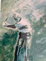 Golfkunstwerk met handtekening, Ophalen of Verzenden