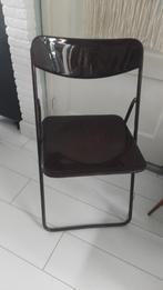 Vintage klapstoel Ikea Niels Gammelgaard donkerbruin, Gebruikt, Bruin, Ophalen of Verzenden, Eén