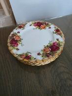 Royal Albert Old Country Roses gebak borden 6x, Antiek en Kunst, Antiek | Servies los, Ophalen of Verzenden