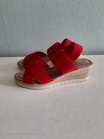 Espadrilles met sleehak rood maat 41, Gedragen, Ophalen of Verzenden, Graceland, Espadrilles of Moccasins