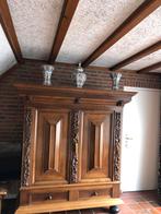 Rankenkast met Delfblauwe vazen, Ophalen of Verzenden