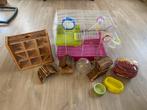 Hamsterkooi met toebehoren, Dieren en Toebehoren, Minder dan 60 cm, Kooi, Minder dan 75 cm, Ophalen of Verzenden
