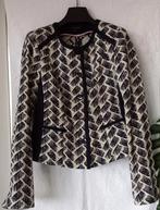 Witteveen getailleerd jasje, Mt 40, diep donkerblauw, Kleding | Dames, Maat 38/40 (M), Zwart, Ophalen of Verzenden, Zo goed als nieuw