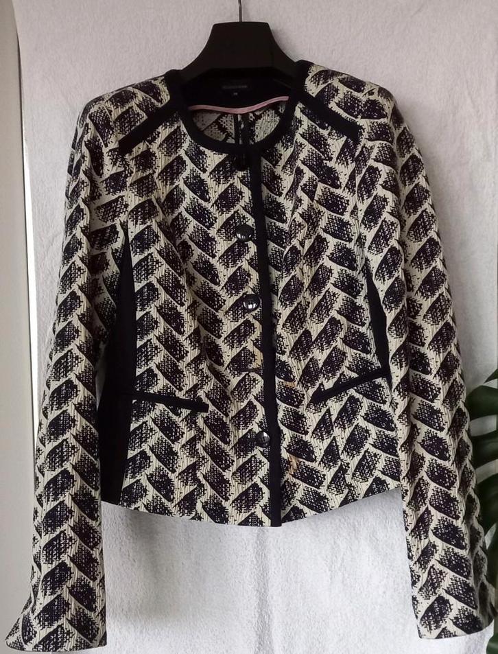 Witteveen getailleerd jasje, Mt 40, diep donkerblauw, Kleding | Dames, Jasjes, Kostuums en Pakken, Zo goed als nieuw, Jasje, Maat 38/40 (M)