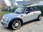 Mini 1.6 16V Cooper Cabrio, 2005, 155.000 km, Auto's, Voorwielaandrijving, Bluetooth, 4 cilinders, Cabriolet