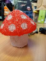paddestoel lamp met 10 LED lampjes - werkt op stroom - nieuw, Ophalen, Nieuw, Lamp