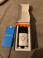 Ring Video Deurbel 2e generatie (Zilver), Ophalen of Verzenden, Ingebouwde camera, Zo goed als nieuw, Draadloos