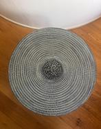 Bijzettafel, Huis en Inrichting, Tafels | Bijzettafels, Minder dan 55 cm, Metaal of Aluminium, Rond, Zo goed als nieuw