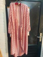 Zeer mooie Vintage jaren 30/40 oudroze satijnstof peignor, Antiek en Kunst, Antiek | Kleding en Accessoires, Ophalen of Verzenden