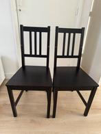 6 eetkamerstoelen ikea, Huis en Inrichting, Ophalen, Gebruikt, Wit, Hout