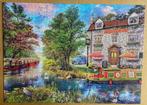 Gibsons puzzel. Riverside Inn. 1000 stukjes, Hobby en Vrije tijd, Ophalen of Verzenden, 500 t/m 1500 stukjes, Legpuzzel, Zo goed als nieuw