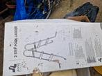 intex zwembad ladder 2 tredes, Ophalen, Gebruikt