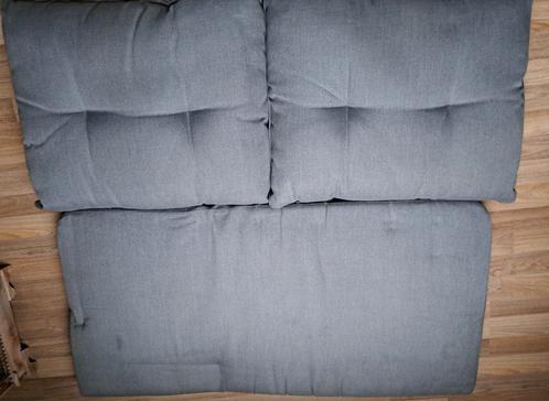2 rugkussen en een zitkussen loungeset lounge bankje, Tuin en Terras, Tuinmeubel-accessoires, Gebruikt, Ophalen