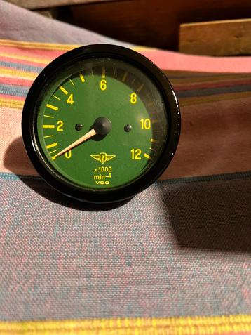 Originele groene zundapp logo VDO toerenteller - WERKEND beschikbaar voor biedingen