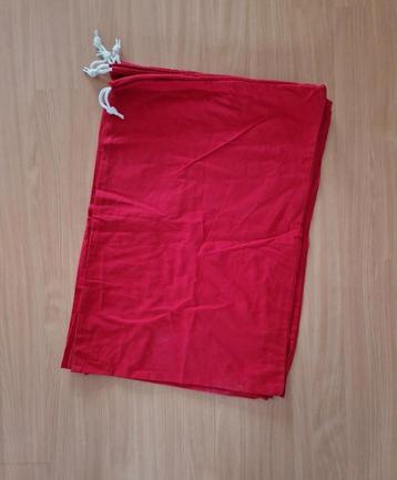 Set van 5 stoffen blanco Sinterklaas zakken met trekkoord beschikbaar voor biedingen
