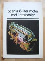 Scania 8 Liter Intercooler Motor Brochure 1982 82 T82 P82, Overige merken, Scania, Ophalen, Gelezen