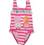 Peppa Pig badpak roze - Maat 92/98 - 104/110 - 116/128, Maat 104, Meisje, Badpak, Nieuw