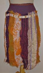 Aparte Ethnic/bohemian/Ibiza/hippie look rok! 36, Kleding | Dames, Verzenden, Paars, Zo goed als nieuw, Knielengte