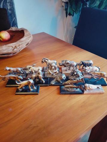 Zilveren verzilverde WWF verzameling 17 stuks beschikbaar voor biedingen