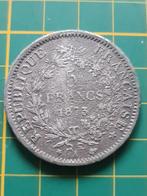 Franse 5 Francs 1873, Postzegels en Munten, Munten | Europa | Niet-Euromunten, Ophalen of Verzenden, Frankrijk, Losse munt, Zilver