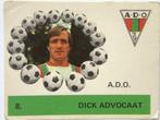 Dick Advocaat Monty Gum Voetbalplaatje, Verzamelen, Sportartikelen en Voetbal, Ophalen of Verzenden, Zo goed als nieuw, Overige binnenlandse clubs