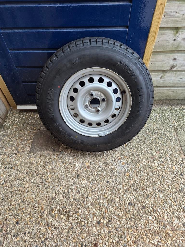 Reservewiel Caravan 185R14c 4x100, Caravans en Kamperen, Caravan accessoires, Gebruikt, Ophalen of Verzenden