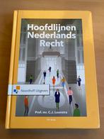 Hoofdlijnen Nederlands Recht, 14e druk, Boeken, Studieboeken en Cursussen, Prof. mr. C.J. Loonstra, Ophalen of Verzenden, Zo goed als nieuw