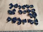 Kerst strikjes blauw, Ophalen of Verzenden, Zo goed als nieuw