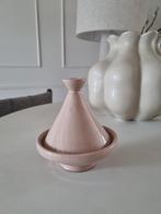Tajine klein keramiek zacht roze, Minder dan 50 cm, Ophalen of Verzenden, Zo goed als nieuw, Overige kleuren