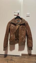 Leather jacket XS/S, Ophalen, Zo goed als nieuw, Maat 34 (XS) of kleiner, Zwart