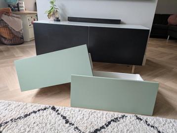 BESTÅ Tv-meubel lades 2 stuks groen beschikbaar voor biedingen