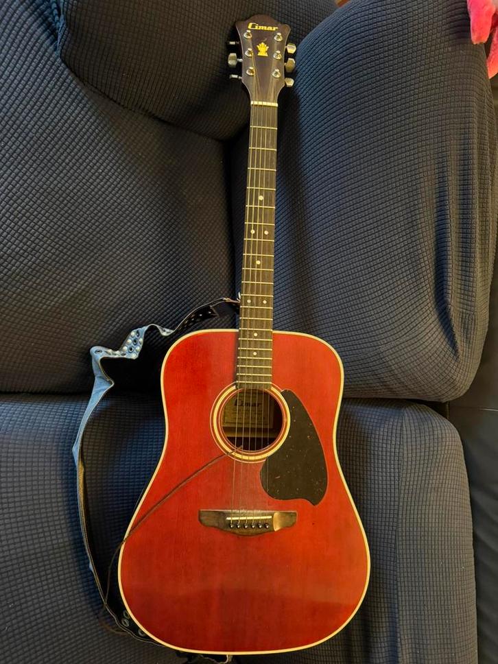 Cimar C300CW Gitaar, Muziek en Instrumenten, Snaarinstrumenten | Gitaren | Akoestisch, Zo goed als nieuw, Western- of Steelstringgitaar