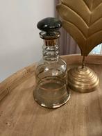 Art Deco Glazen Karaf - Kunst & Kitsch, Huis en Inrichting, Woonaccessoires | Vazen, Gebruikt, Overige kleuren, Ophalen of Verzenden