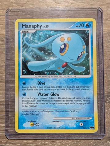 Manaphy uit Pop9 2/17 Holo beschikbaar voor biedingen