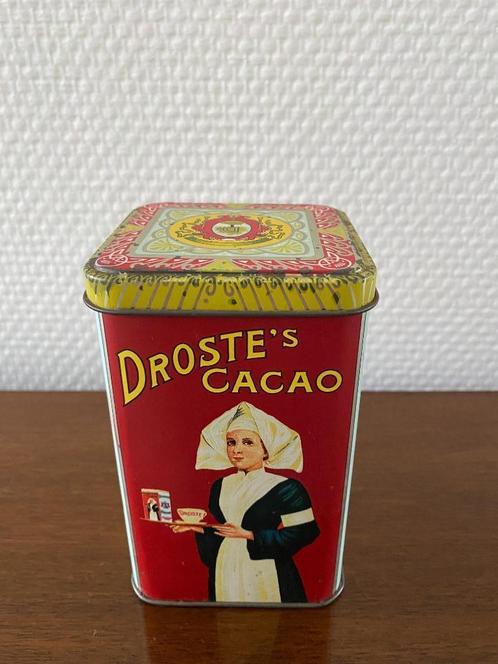 Oud Droste cacao blikje, klein., Verzamelen, Blikken, Gebruikt, Overige, Droste, Ophalen of Verzenden