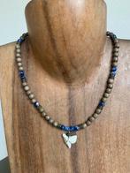 Ketting met haaien tand- man, Ophalen of Verzenden, Nieuw, Overige materialen
