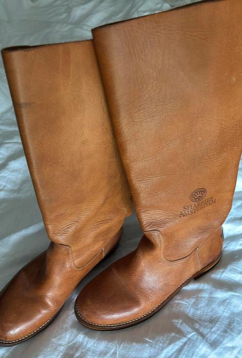 Shabbies, maat 38  fred de la bretoniere, bruin, weinig gedr, Kleding | Dames, Schoenen, Zo goed als nieuw, Hoge laarzen, Bruin