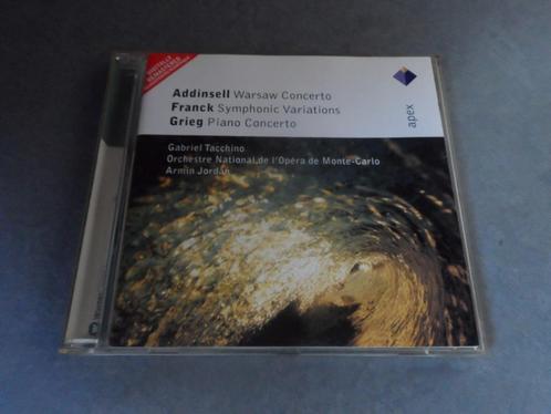 Addinsell Franck Grieg, Gabriel Tacchino - CD, Cd's en Dvd's, Cd's | Klassiek, Ophalen of Verzenden