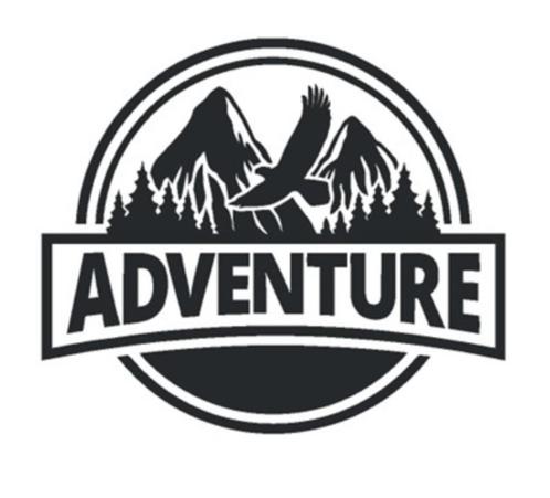 camper caravan auto bus sticker adventure met vogel, Caravans en Kamperen, Camper-accessoires, Nieuw, Ophalen of Verzenden
