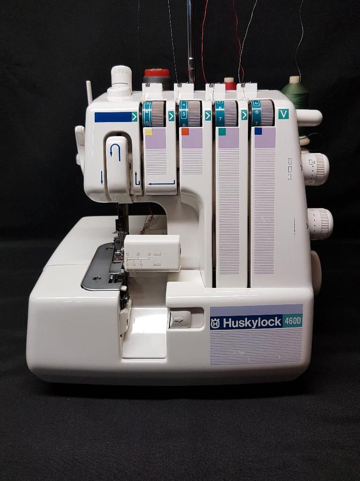 Husqvarna lockmachine - Huskylock 460D., Hobby en Vrije tijd, Naaimachines en Toebehoren, Gebruikt, Lockmachine, Husqvarna, Ophalen of Verzenden