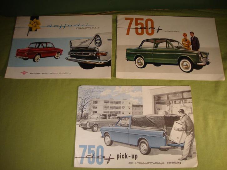 DAF 750 DAFFODIL DAF 750 PICK-UP FOLDERS, Boeken, Auto's | Folders en Tijdschriften, Gelezen, Overige merken, Verzenden