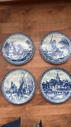 Delfs blauw: de vier jaargetijden, Antiek en Kunst, Antiek | Wandborden en Tegels, Ophalen