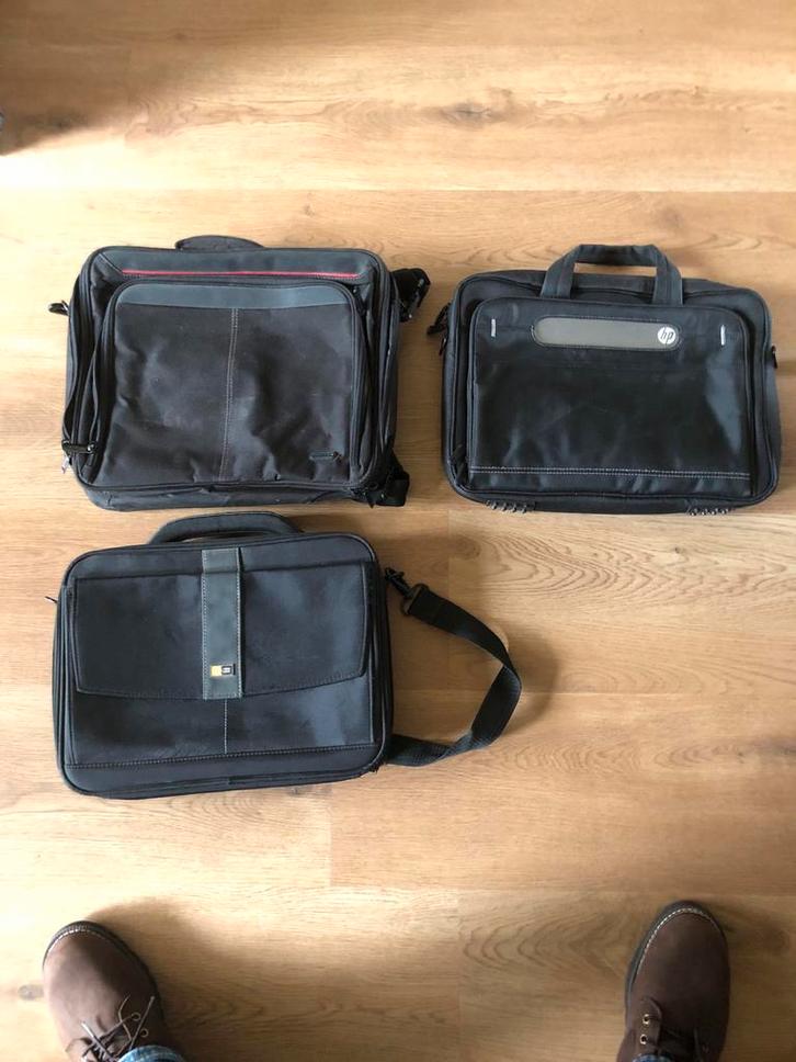 Laptop Tassen Set - HP, Case Logic, Onbekend, Computers en Software, Laptoptassen, Gebruikt, Aktetas, 15 inch, Ophalen of Verzenden