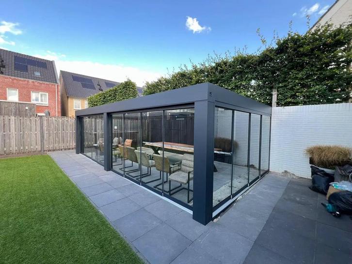 overkapping op de maat laas de beschrijving, Tuin en Terras, Tuinschermen, Nieuw, Aluminium, 200 cm of meer, 200 cm of meer, Ophalen of Verzenden