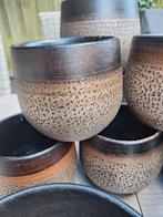 Bloempotten voor binnen 14 stuks , complete serie, Ophalen, Rond, Binnen, Zo goed als nieuw