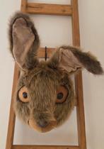 Dierenkop haas, "Wild & soft", Ophalen of Verzenden, Zo goed als nieuw, Wanddecoratie
